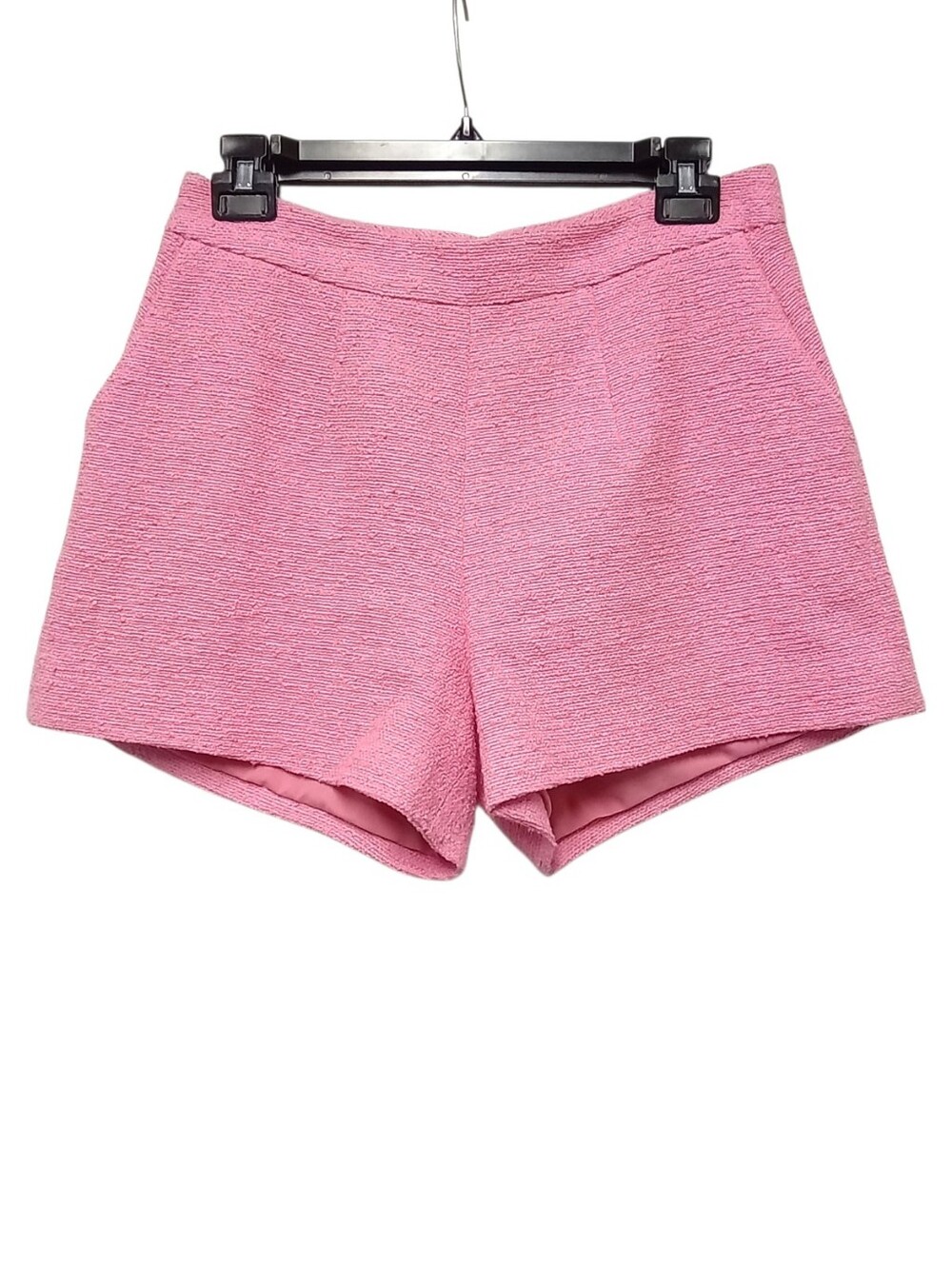 L'AGENCE Ashton Tweed Shorts Pink High Rise Lined Size 8 $395